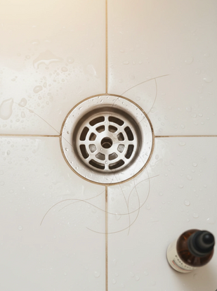 Notice the drain changing
